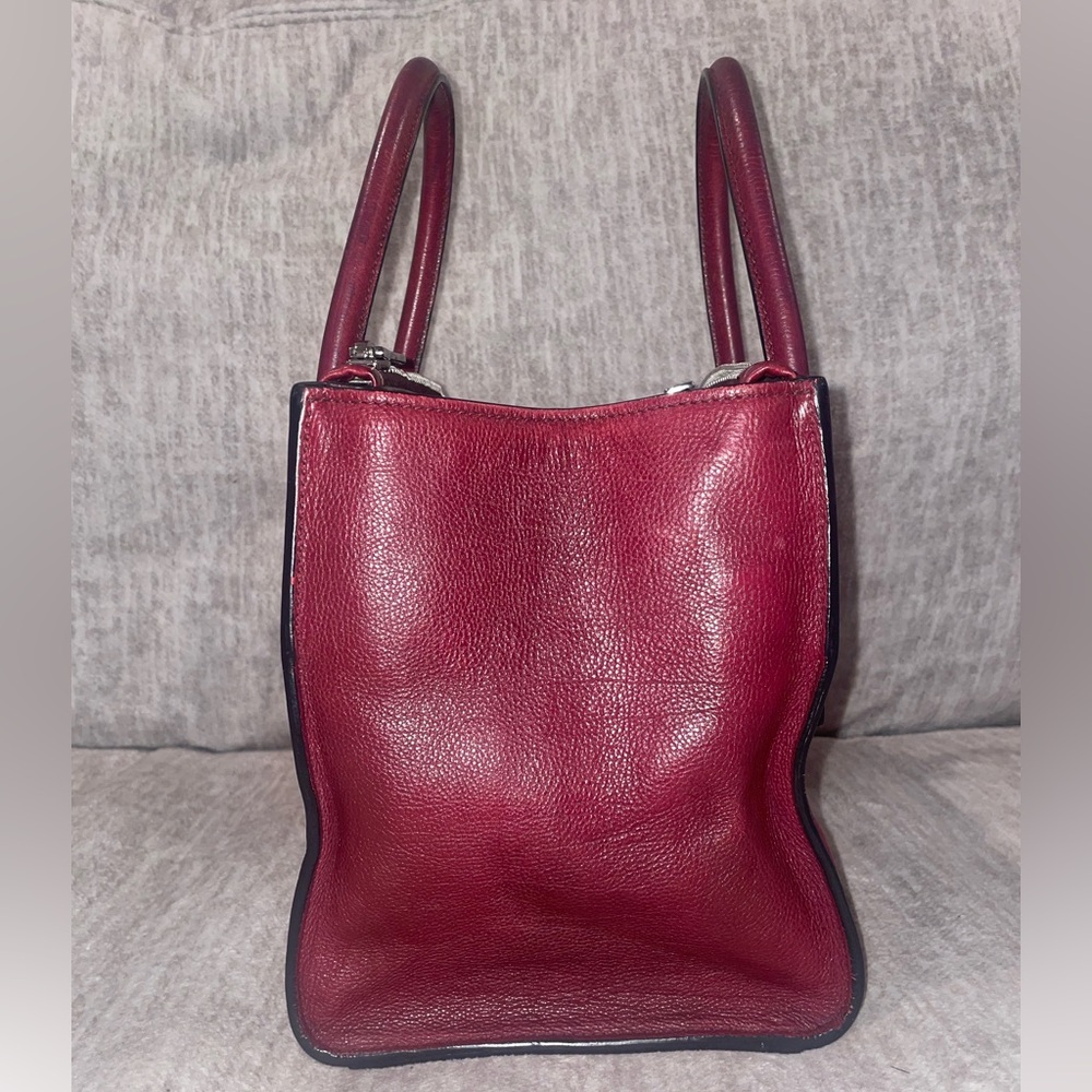 Prada Burgundy Leather Satchel - Picture 5 of 10